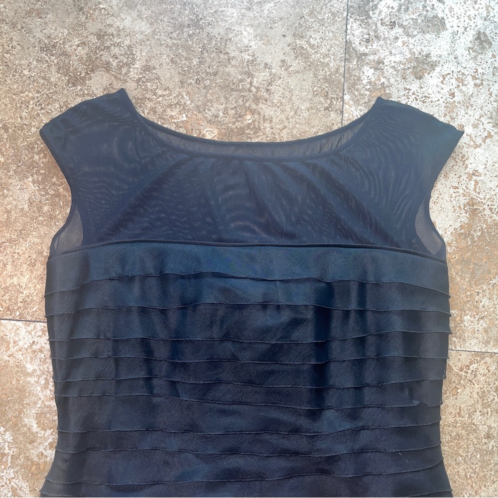 Anne Klein NY black silk dress - Picture 9 of 10